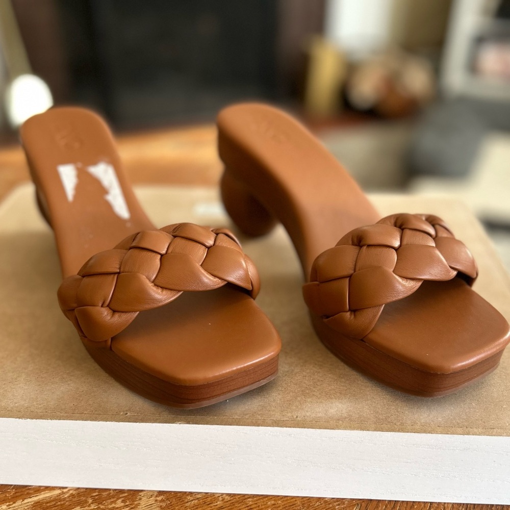 Chic Brown Braided Sandals